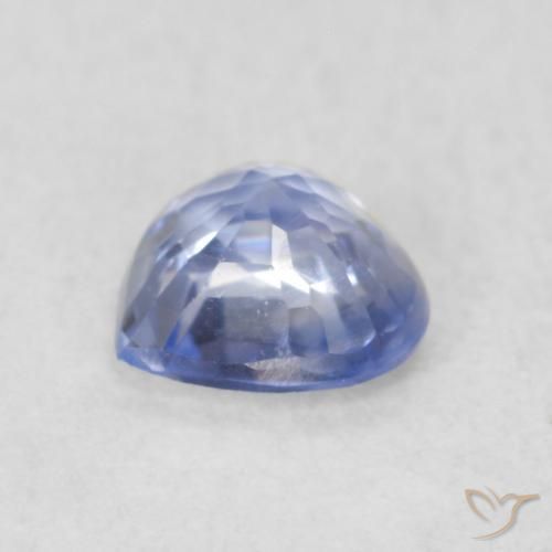 Sapphire Gemstone in 4.7 x 4.7 mm Size for Sale, Sapphire Stone in Pastel Blue Color