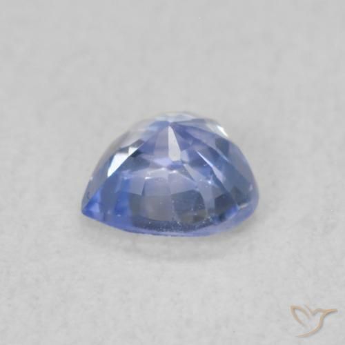 Sapphire Gemstone in 4 x 4 mm (calibrated) Size for Sale, Sapphire Stone in Pastel Blue Color