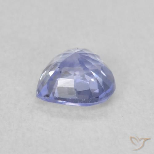 Sapphire Gemstone in 4.2 x 4.1 mm Size for Sale, Sapphire Stone in Light Violet Blue Color