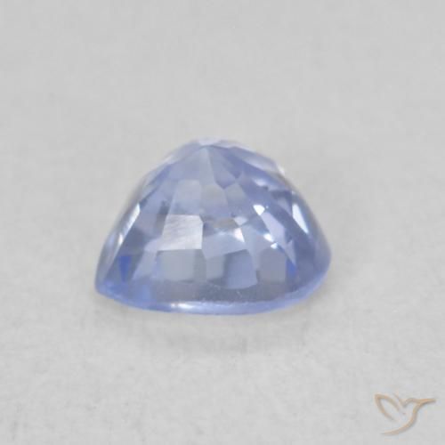 Sapphire Gemstone in 4.3 x 4.2 mm Size for Sale, Sapphire Stone in Light Blue Color