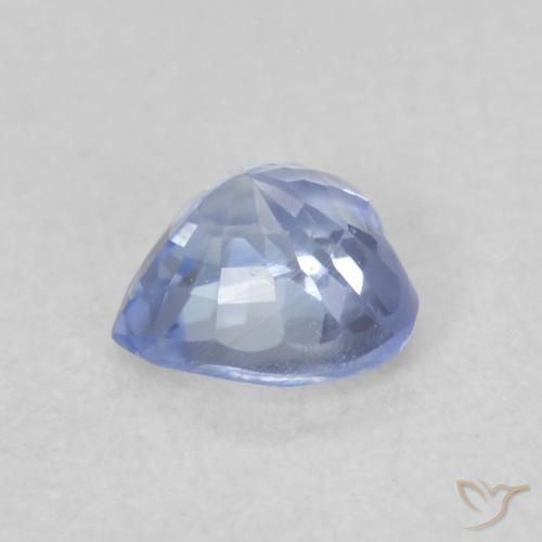 Sapphire Gemstone in 4.4 x 4.4 mm Size for Sale, Sapphire Stone in Pastel Blue Color