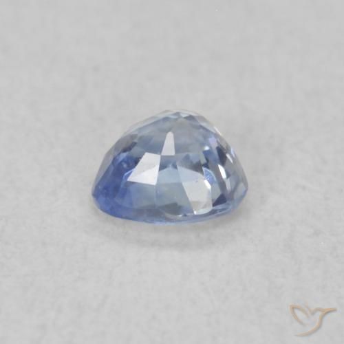 Sapphire Gemstone in 4.6 x 4.6 mm Size for Sale, Sapphire Stone in Pastel Blue Color