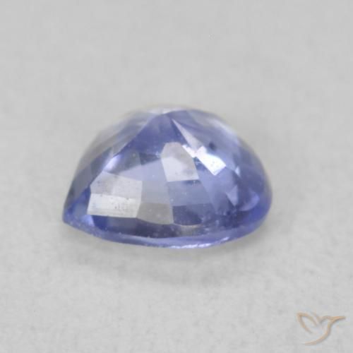 Sapphire Gemstone in 4.7 x 4.6 mm Size for Sale, Sapphire Stone in Pastel Blue Color