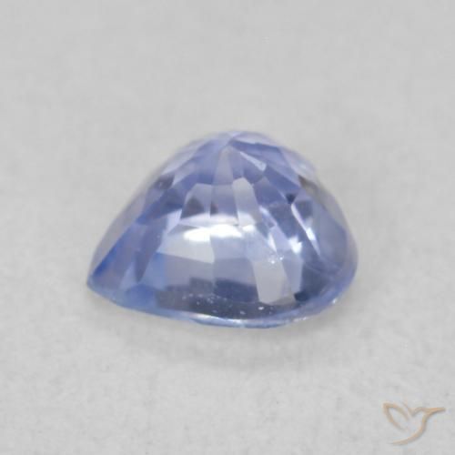 Sapphire Gemstone in 4.7 x 4.6 mm Size for Sale, Sapphire Stone in Pastel Blue Color