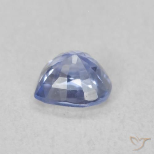Sapphire Gemstone in 4.1 x 4 mm Size for Sale, Sapphire Stone in Pastel Blue Color