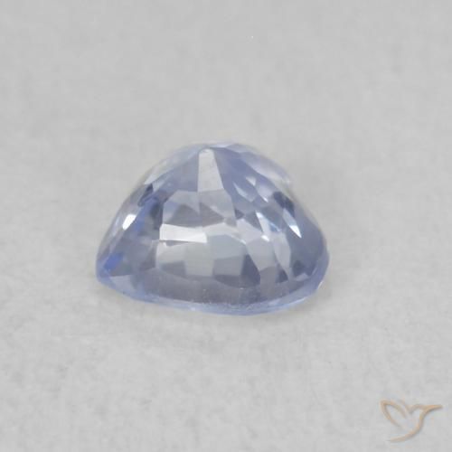 Sapphire Gemstone in 4.3 x 4.2 mm Size for Sale, Sapphire Stone in Pastel Blue Color