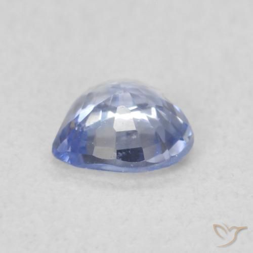 Sapphire Gemstone in 4.5 x 4.4 mm Size for Sale, Sapphire Stone in Pastel Blue Color