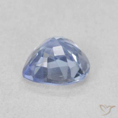Sapphire Gemstone in 4.6 x 4.6 mm Size for Sale, Sapphire Stone in Pastel Blue Color