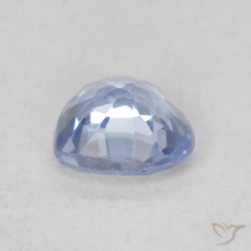 Sapphire Gemstone in 4.6 x 4.5 mm Size for Sale, Sapphire Stone in Light Purplish Blue Color