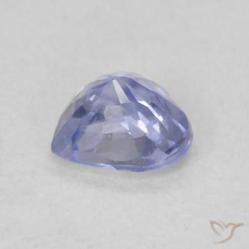 Sapphire Gemstone in 4.5 x 4.4 mm Size for Sale, Sapphire Stone in Light Purplish Blue Color