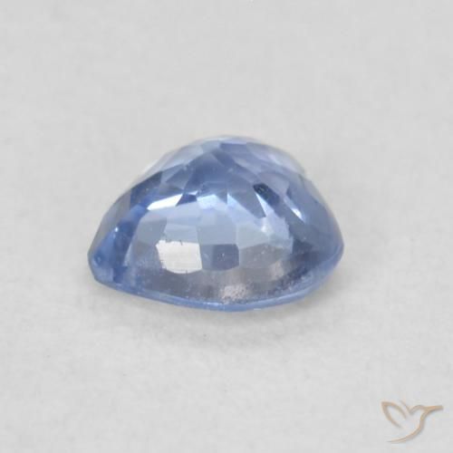 Sapphire Gemstone in 4.4 x 4.4 mm Size for Sale, Sapphire Stone in Light Purplish Blue Color
