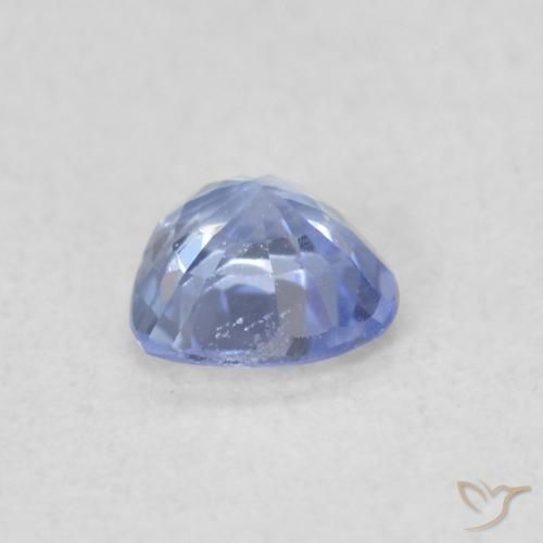 Sapphire Gemstone in 4.3 x 4 mm Size for Sale, Sapphire Stone in Pastel Blue Color