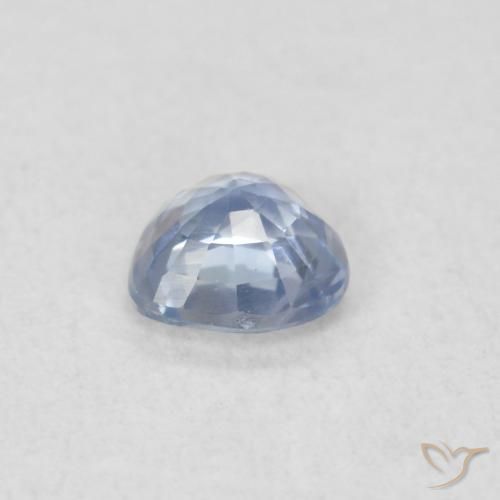 Sapphire Gemstone in 4.2 x 4.1 mm Size for Sale, Sapphire Stone in Light Violet Blue Color