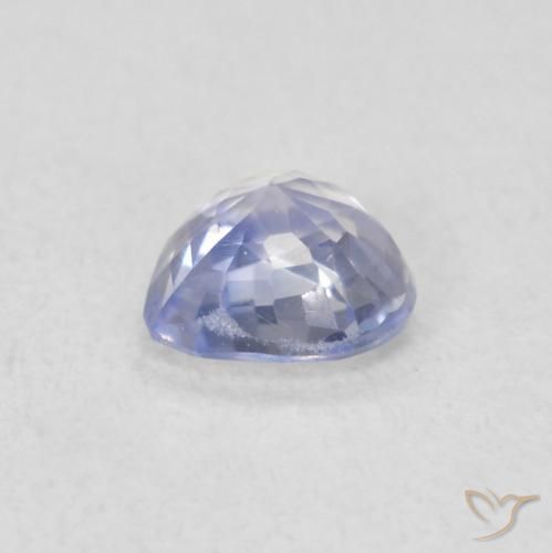 Sapphire Gemstone in 4.7 x 4.7 mm Size for Sale, Sapphire Stone in Pastel Blue Color