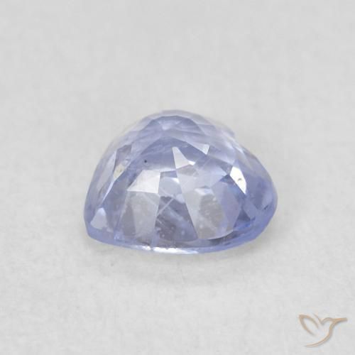 Sapphire Gemstone in 4.5 x 4.4 mm Size for Sale, Sapphire Stone in Light Purplish Blue Color