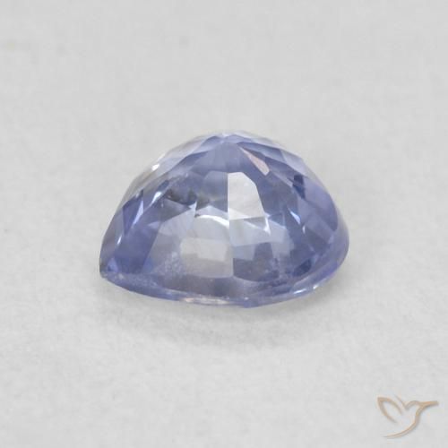 Sapphire Gemstone in 4.6 x 4.5 mm Size for Sale, Sapphire Stone in Light Purplish Blue Color