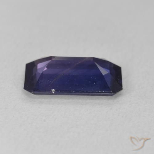 Sapphire Gemstone in 11.2 x 7.2 mm Size for Sale, Sapphire Stone in Midnight Blue Color