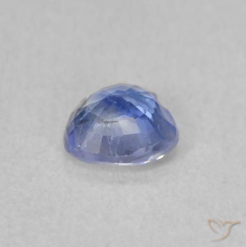Sapphire Gemstone in 4.4 x 4.4 mm Size for Sale, Sapphire Stone in Pastel Blue Color