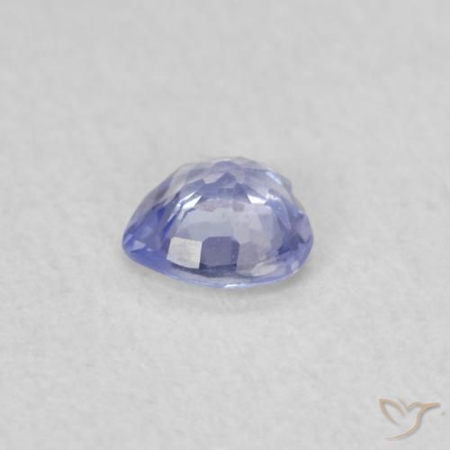 Sapphire Gemstone in 3.9 x 3.8 mm Size for Sale, Sapphire Stone in Pastel Blue Color