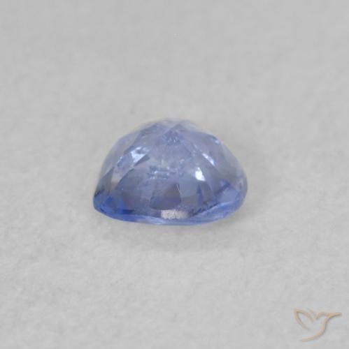 Sapphire Gemstone in 4.3 x 4.2 mm Size for Sale, Sapphire Stone in Pastel Blue Color