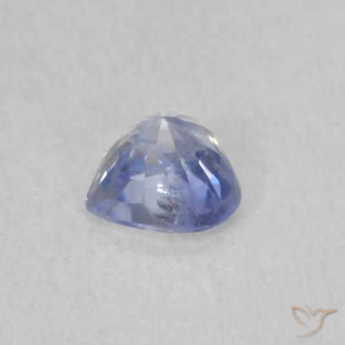 Sapphire Gemstone in 4.3 x 4.3 mm Size for Sale, Sapphire Stone in Bluish White Color