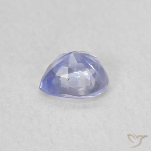 Sapphire Gemstone in 4.3 x 4.1 mm Size for Sale, Sapphire Stone in Pastel Blue Color