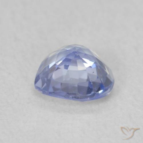 Sapphire Gemstone in 4.8 x 4.6 mm Size for Sale, Sapphire Stone in Pastel Blue Color