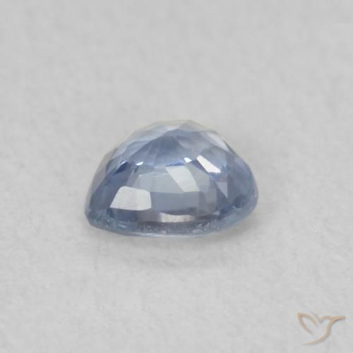 Sapphire Gemstone in 4.3 x 4.1 mm Size for Sale, Sapphire Stone in Light Blue Color
