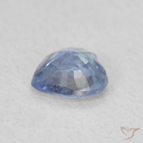 Sapphire Gemstone in 4.5 x 4.4 mm Size for Sale, Sapphire Stone in Pastel Blue Color