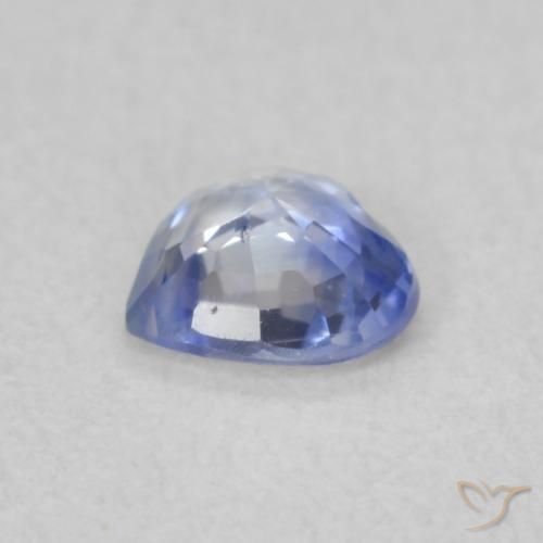 Sapphire Gemstone in 4.6 x 4.6 mm Size for Sale, Sapphire Stone in Pastel Blue Color