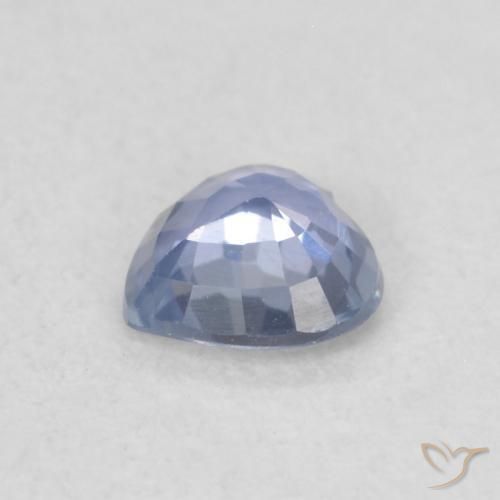 Sapphire Gemstone in 4.3 x 4.2 mm Size for Sale, Sapphire Stone in Light Purplish Blue Color