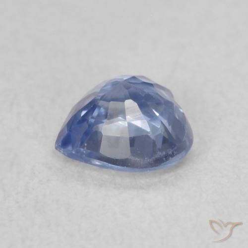 Sapphire Gemstone in 4.5 x 4.4 mm Size for Sale, Sapphire Stone in Light Blue Color