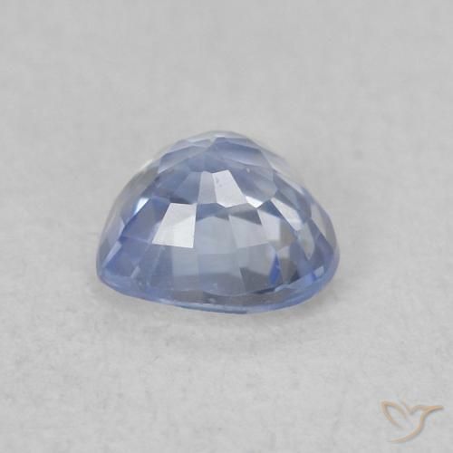 Sapphire Gemstone in 4.4 x 4.3 mm Size for Sale, Sapphire Stone in Light Blue Color