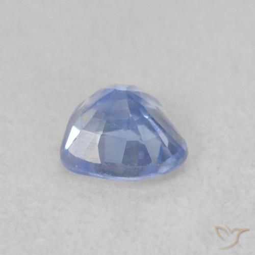 Sapphire Gemstone in 4.2 x 4.1 mm Size for Sale, Sapphire Stone in Light Purplish Blue Color