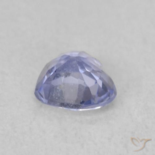 Sapphire Gemstone in 4.5 x 4.2 mm Size for Sale, Sapphire Stone in Light Purplish Blue Color