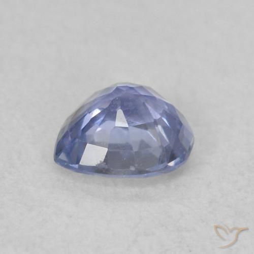 Sapphire Gemstone in 4.4 x 4.3 mm Size for Sale, Sapphire Stone in Pastel Blue Color
