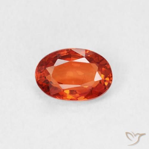 0.59ct Natural Intense Red Sapphire, Oval, VS