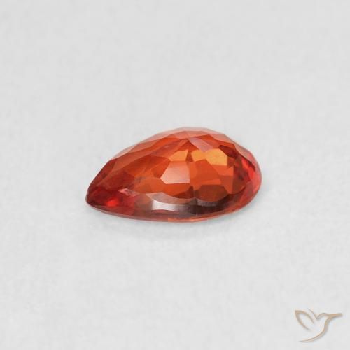 Sapphire Gemstone in 6 x 4 mm (calibrated) Size for Sale, Sapphire Stone in Medium Red Color