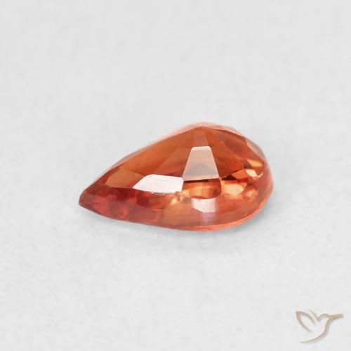 Sapphire Gemstone in 6 x 4 mm (calibrated) Size for Sale, Sapphire Stone in Intense Red Color