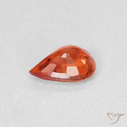 Sapphire Gemstone in 5.8 x 4.1 mm Size for Sale, Sapphire Stone in Intense Red Color
