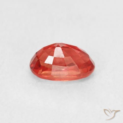 Sapphire Gemstone in 6 x 4 mm (calibrated) Size for Sale, Sapphire Stone in Medium Red Color