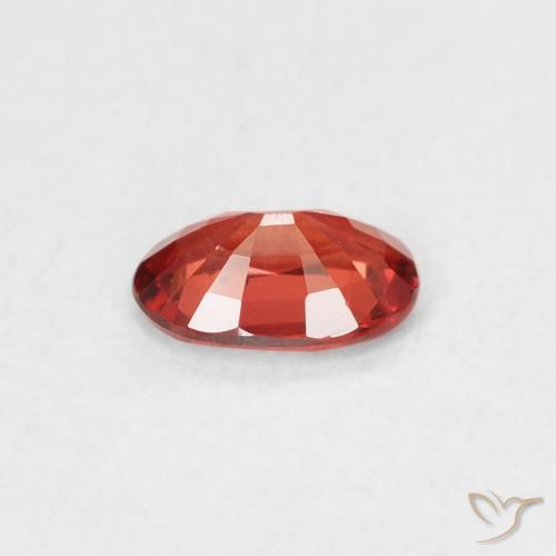 Sapphire Gemstone in 6 x 4 mm (calibrated) Size for Sale, Sapphire Stone in Bright Crimson Red Color