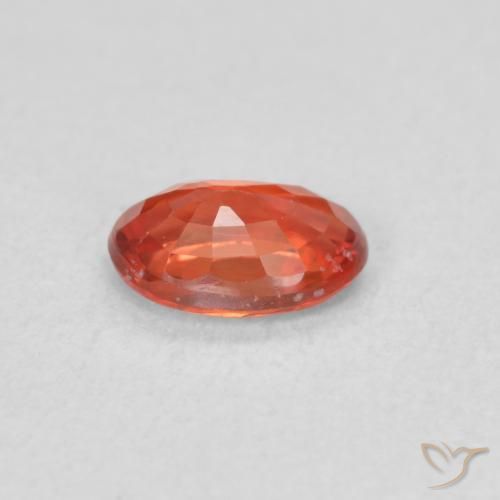 Sapphire Gemstone in 6 x 4 mm (calibrated) Size for Sale, Sapphire Stone in Medium Red Color