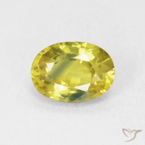 2.71ct Natural Medium Yellow Sapphire, Oval, VS