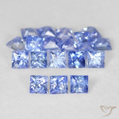 2.05ctw Natural Intense Blue Sapphire, Square, VS