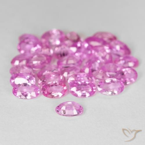 Sapphire Gemstones in 5 x 3.2 mm Size for Sale, Sapphire Stones in Royal Purple Pink Color