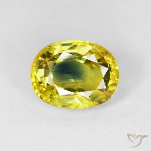 3.12ct Natural Earthy Gold Sapphire, Oval, VS