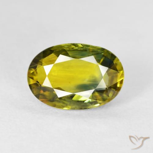 3.13ct Natural Deep Golden Brown Sapphire, Oval, VS