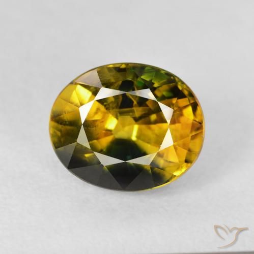 3.24ct Natural Multicolor Sapphire, Oval, VS