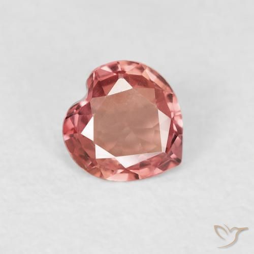 0.35ct Natural Medium Pink Sapphire, Heart, VVS